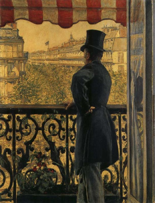 Gustave Caillebotte The view watched from  balcony France oil painting art